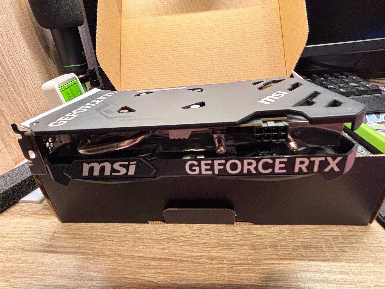 Nvidia GeForce Msi RTX 4060 OC ventus 2x black 8gb gddr6