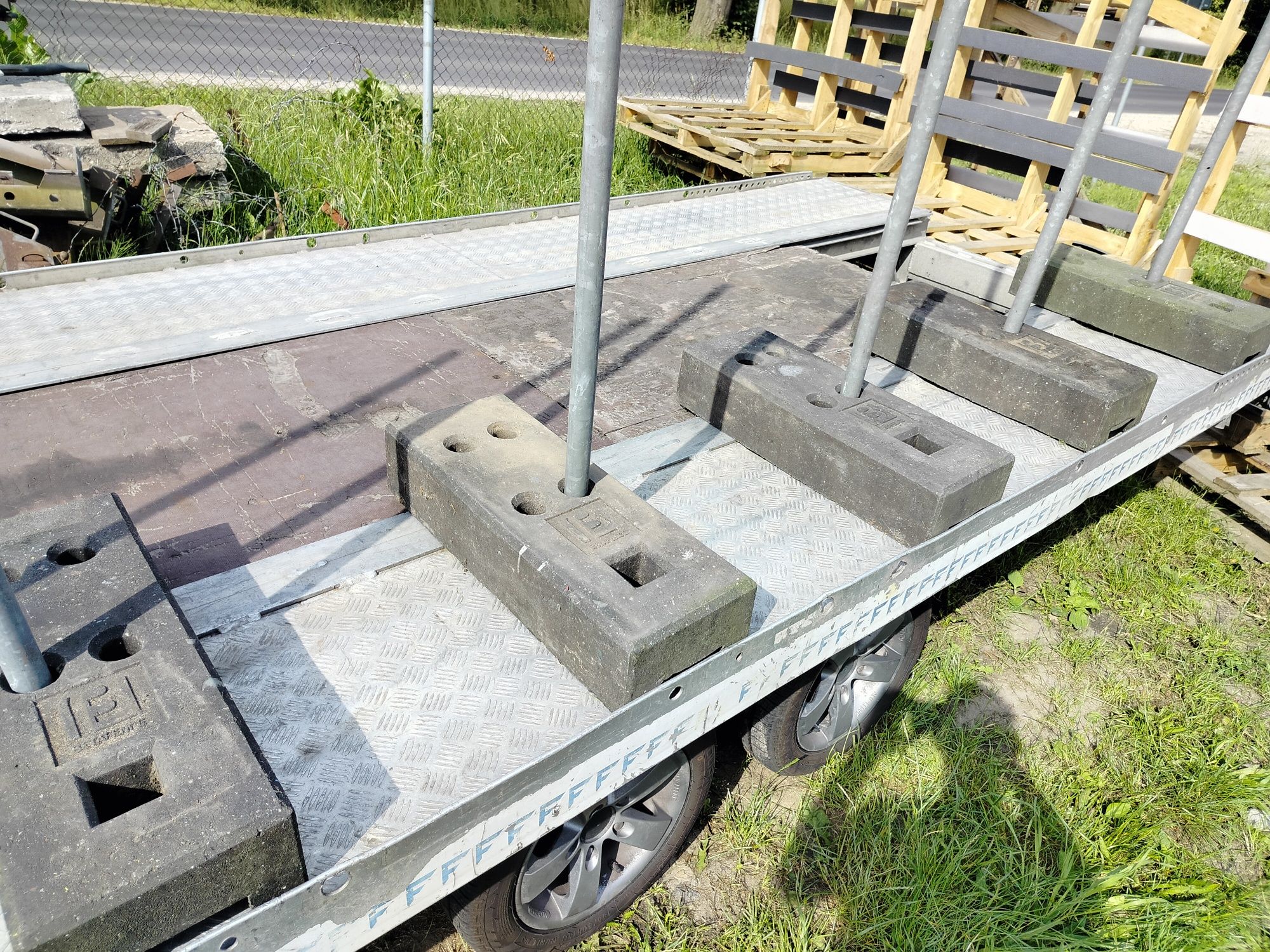 Ogrodzenie tymczasowe podstawa słupek 7 szt Betafence
