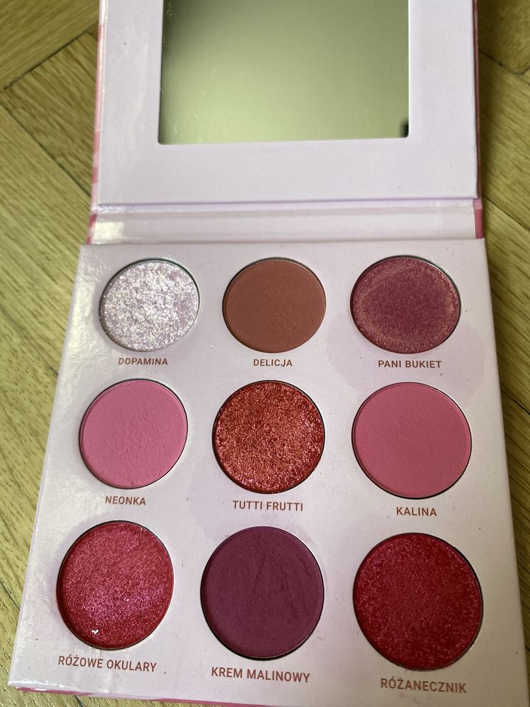 Paleta cieni Różne róże glam shop