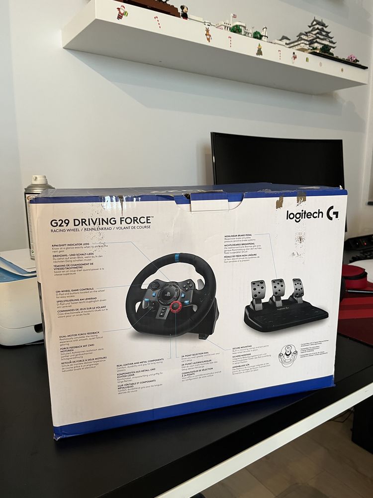 Logitech G29 + Driving force Shifter