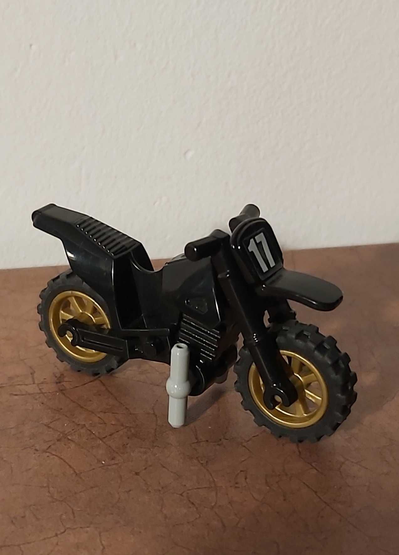 Lego City  motocykl czarny
