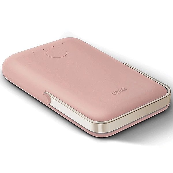 Powerbank UNIQ Hoveo magnetyczny 5000mAh USB-C 20W PD - różowy