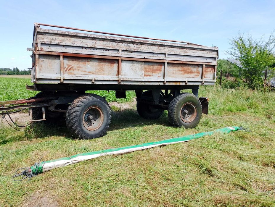 Przyczepa HL6011  wywrotka zarejestrowana 1987r Rolnicza  + plandeka