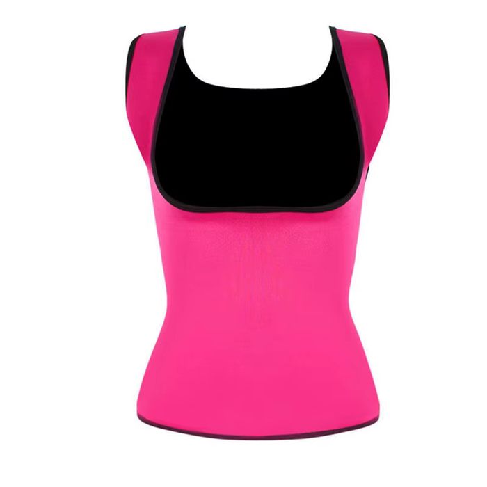 Damska neoprenowa koszulka wyszczuplająca - na trening, fitness - 4XL