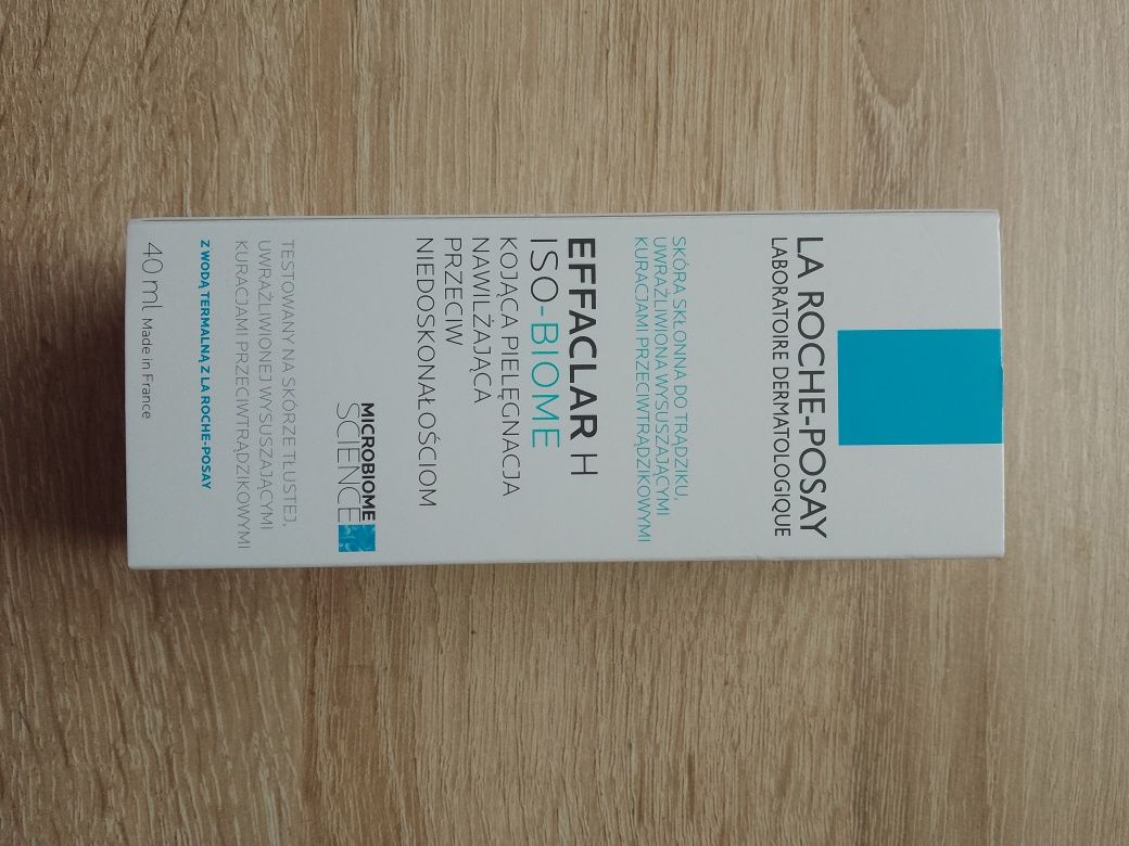 Nowy krem Effaclar H Iso -Biome La Roche posay