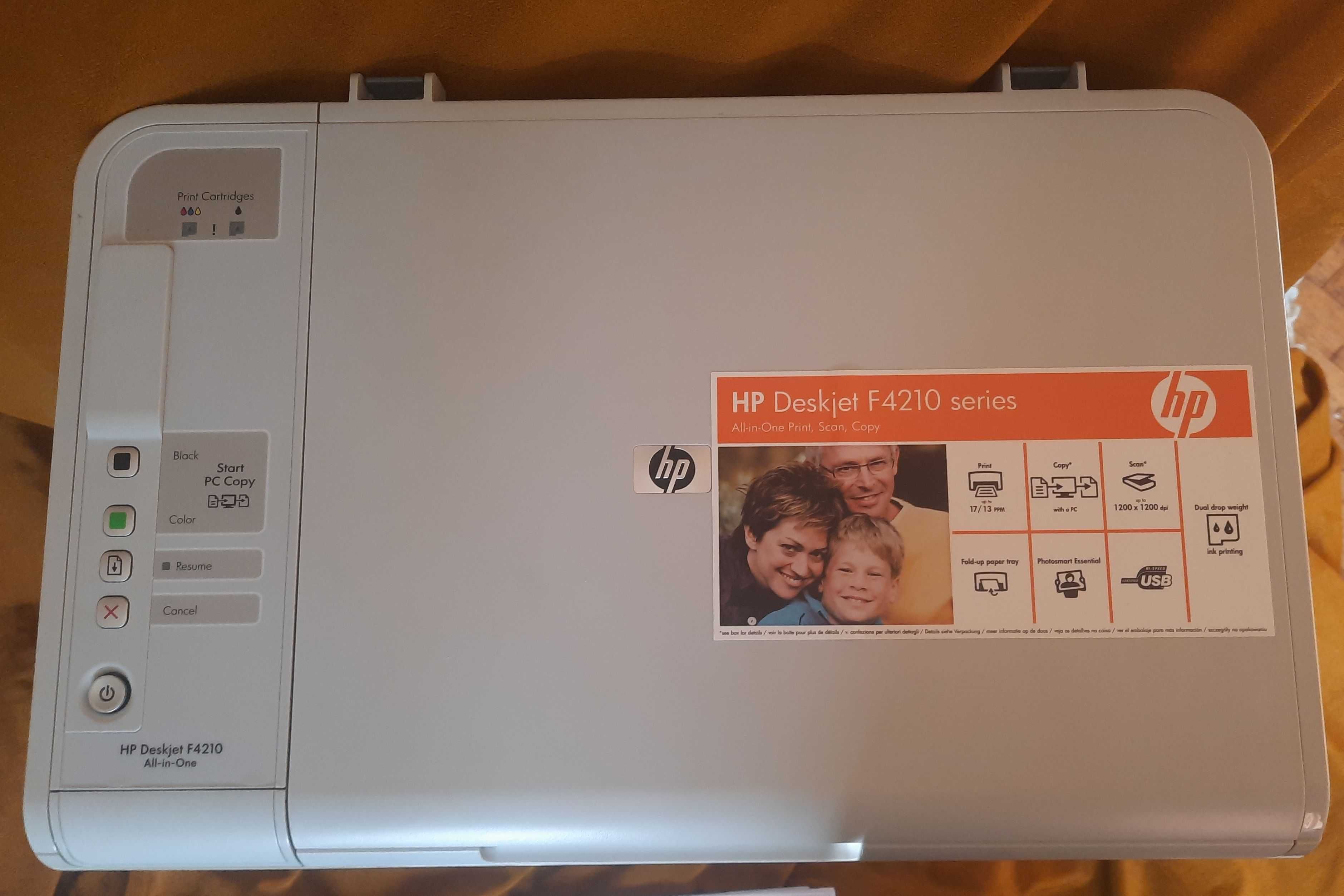 Wielofunkcyjne urządzenie HP DeskJet drukarka kolor skaner kserokopia