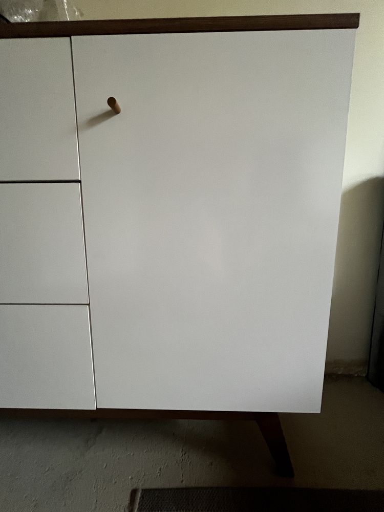 Komoda, szafka, Heda Black Red White