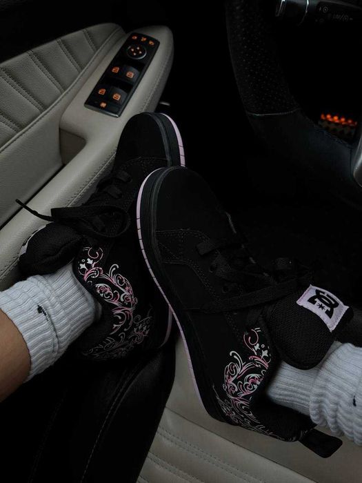 !SALE! DC Shoes Court Graffik Black Pink Sabbath 36 37 38 39 40 41 дс