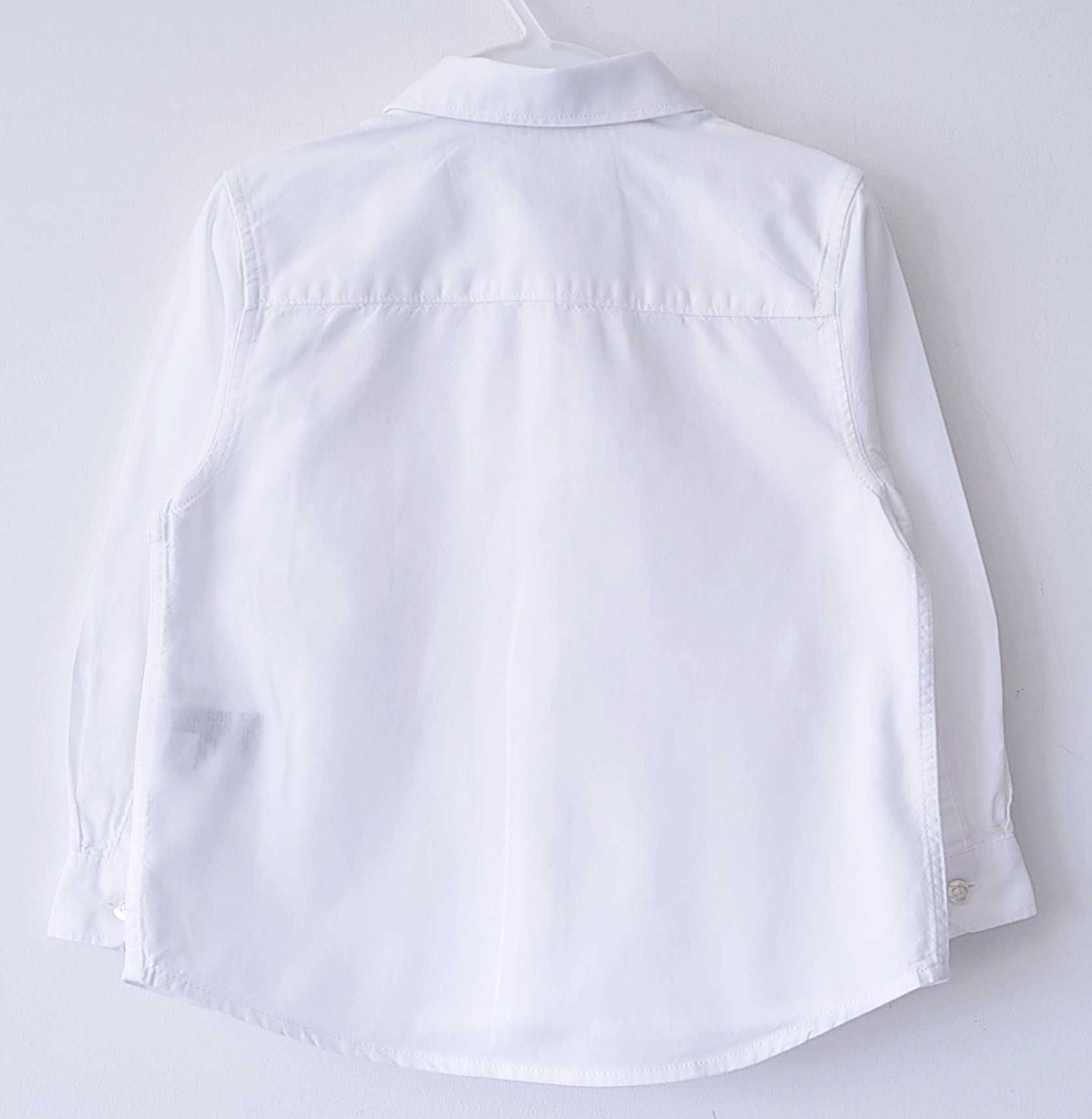 Biała chłopięca koszula H&M 98