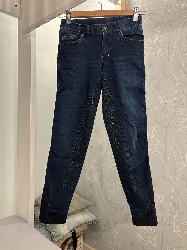 Bryczesy dziecięce HKM 10/11 lat 152cm