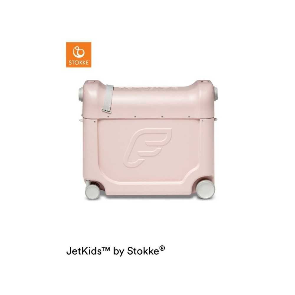 Stokke JetKids jeżdżąca walizka BedBox Pink Lemonade