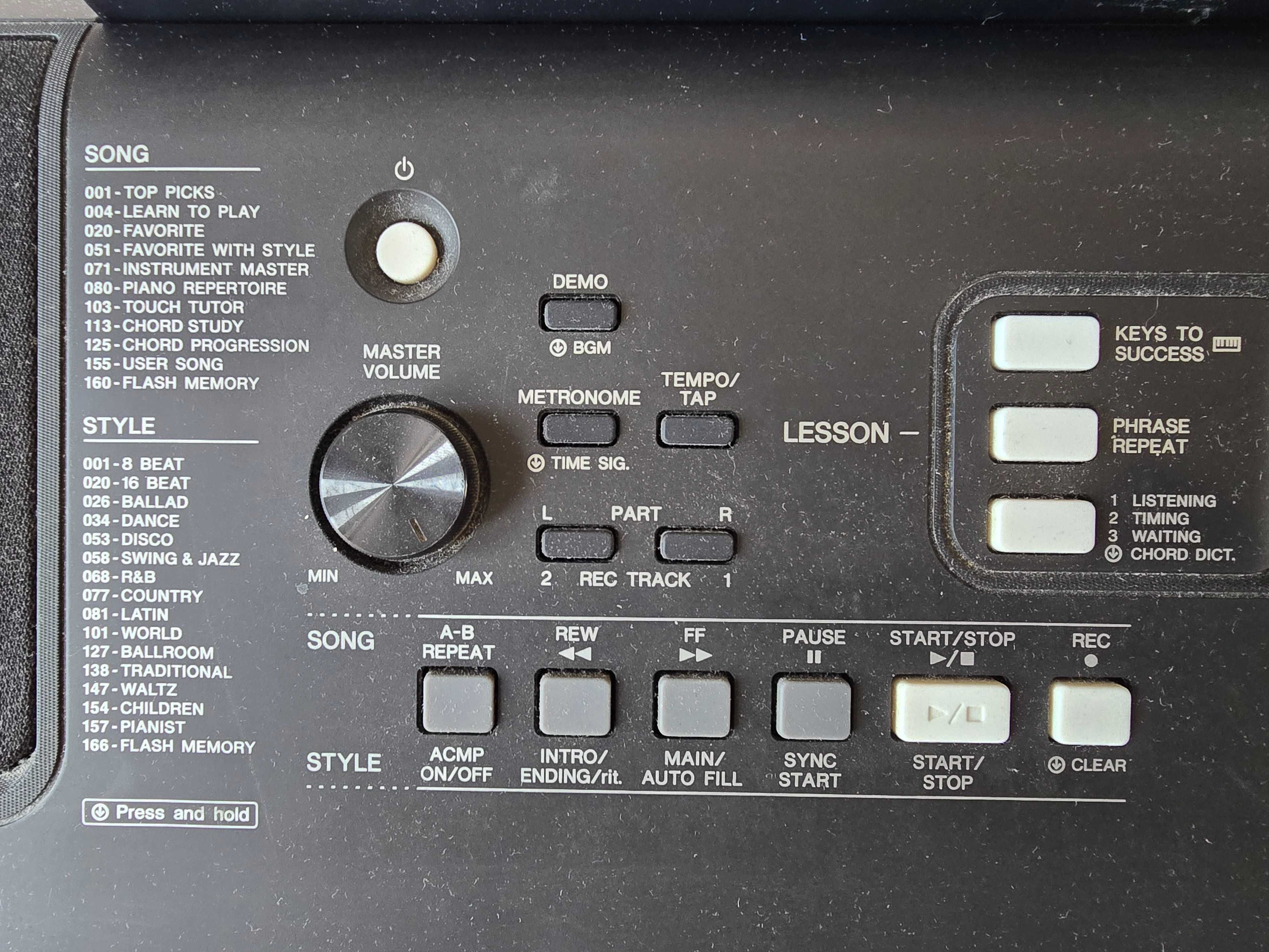 Piano elétrico yamaha