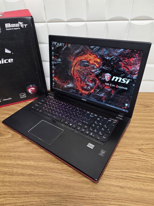 Большой 17,3"Игровой ноутбук MSI | Core i7 | GTX | 16 GB RAM | SSD