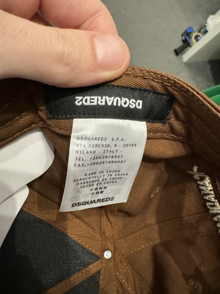 Dsquared2 Czapka brąz