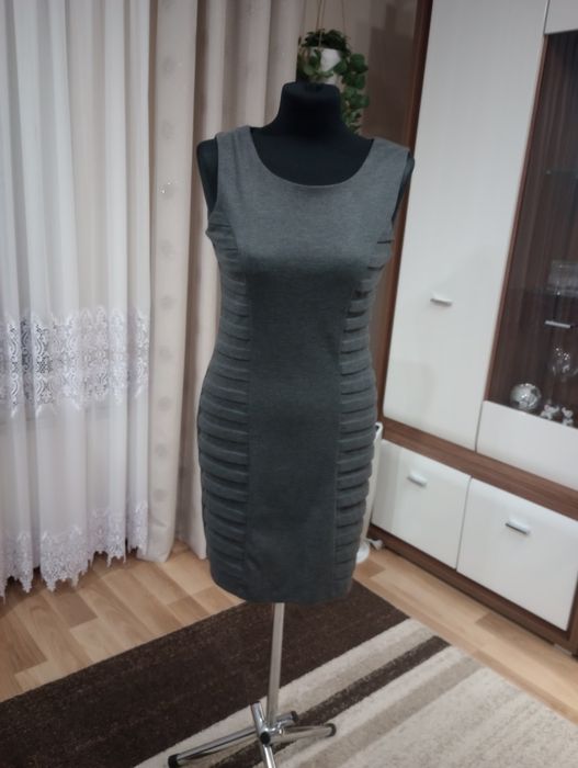 Sukienka damska bawełniana szara rozm XS -S