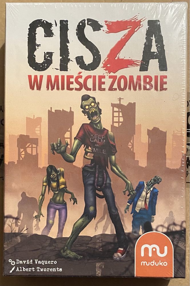 Cisza w mieście zombie - gra planszowa, nowa w folii