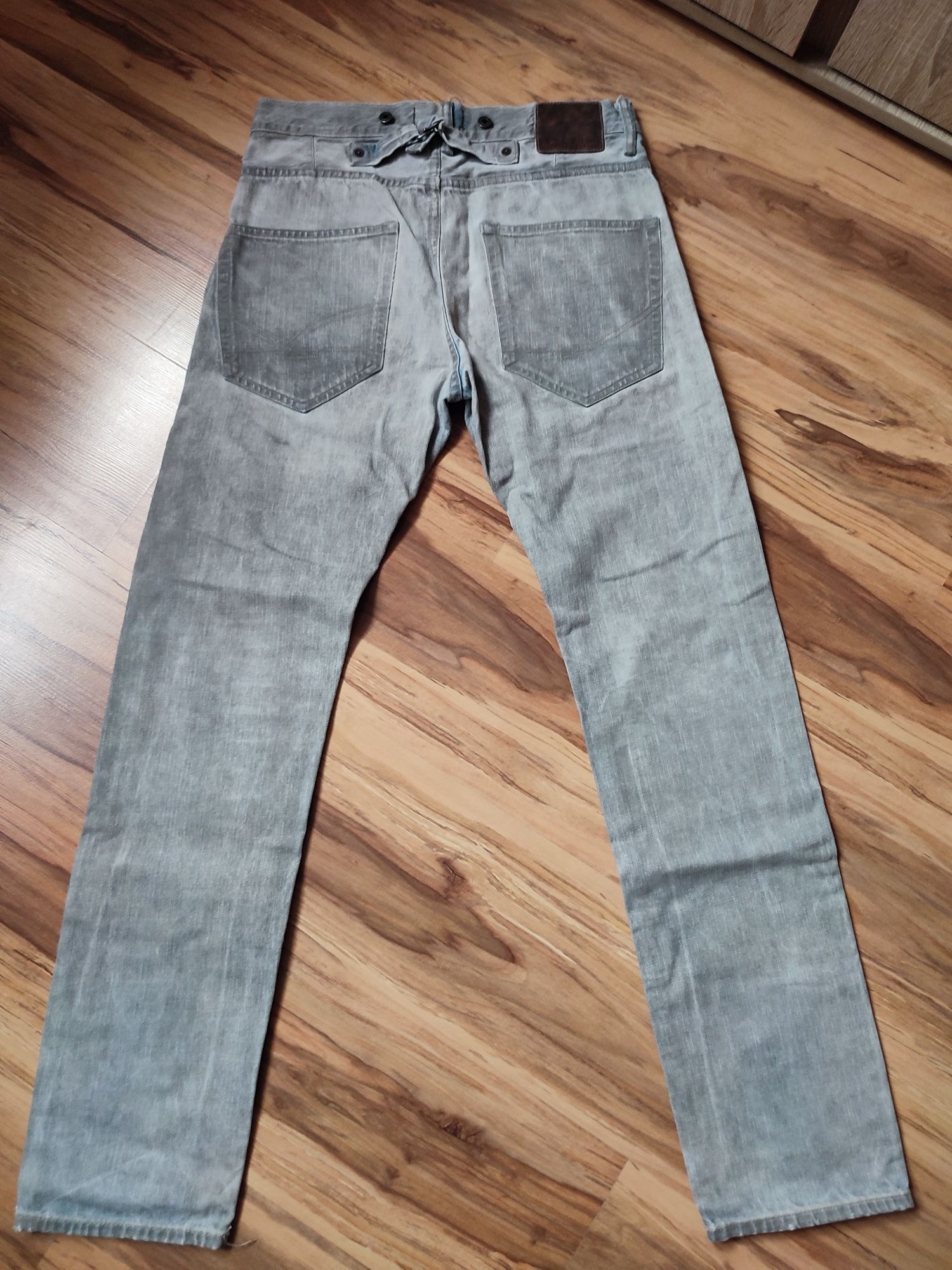 Szare jeansy męskie proste spodniedrill swaggy opium drop coreFiretrap