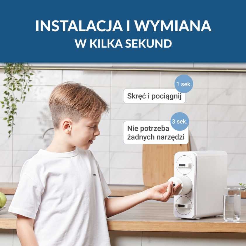 FILTR WODY PITNEJ z Ultrafiltracją VIO F02-600G z Kranem 1,6 l/m