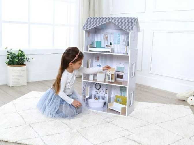 Domek dla lalek typu Barbie DUŻY XL -zmieści się w małym pokoju
