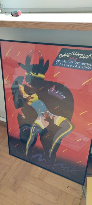 Plakat Romana Kalarusa GaleriaPlakatu Kraków 1990 oryginał limitowany