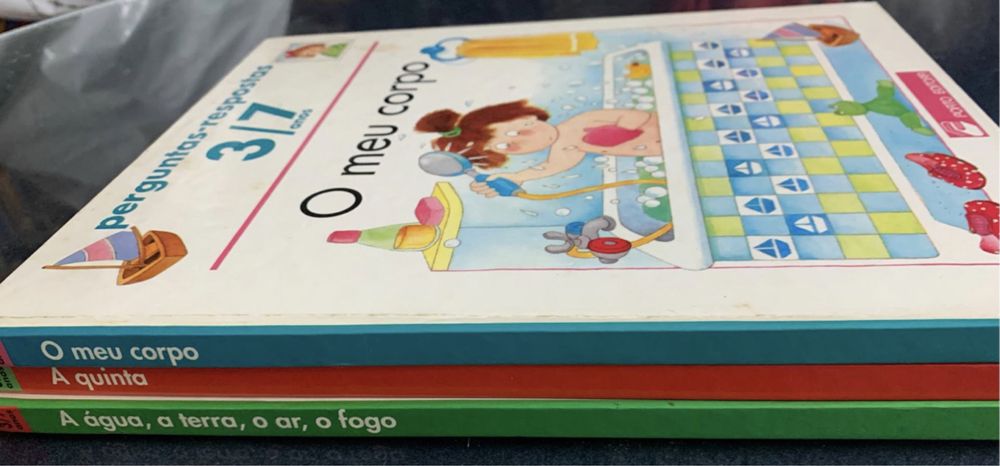 Livros didaticos para crianca - Perguntas e respostas 3/7 anos