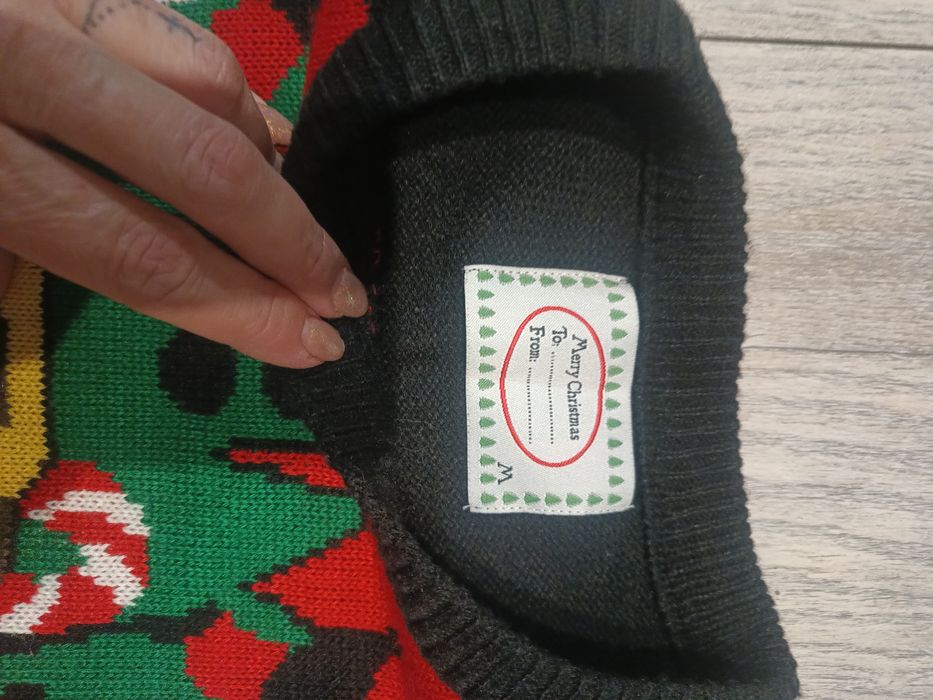 Sweter świąteczny męski