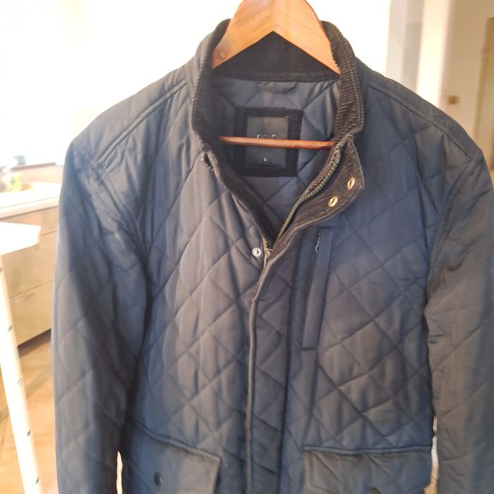 Kurtka męska pikowana granatowa Next