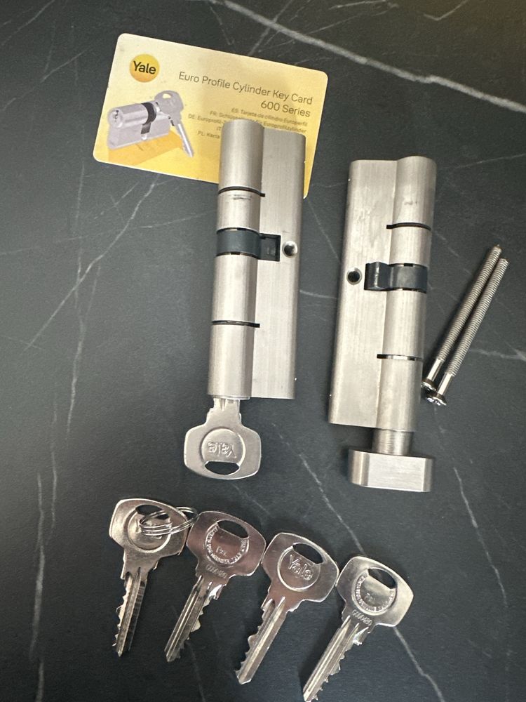 Zamek Yale 600 Series 55G/45 system jednego klucza