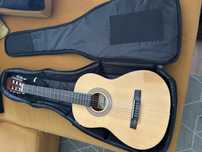 Gitara klasyczna 3/4 z przetwornikiem plus pokrowiec plus gratis