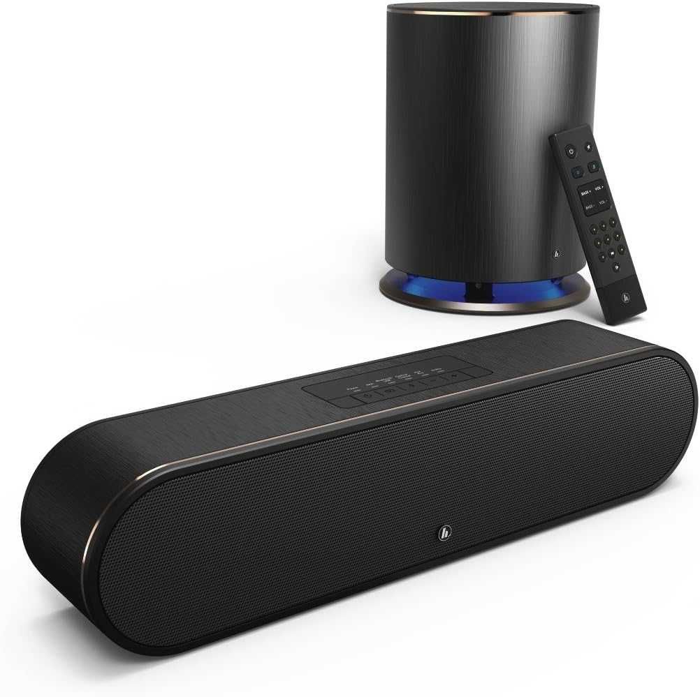 Barra de Som Hama Smart Slim + Subwoofer com Amazon Alexa integrada