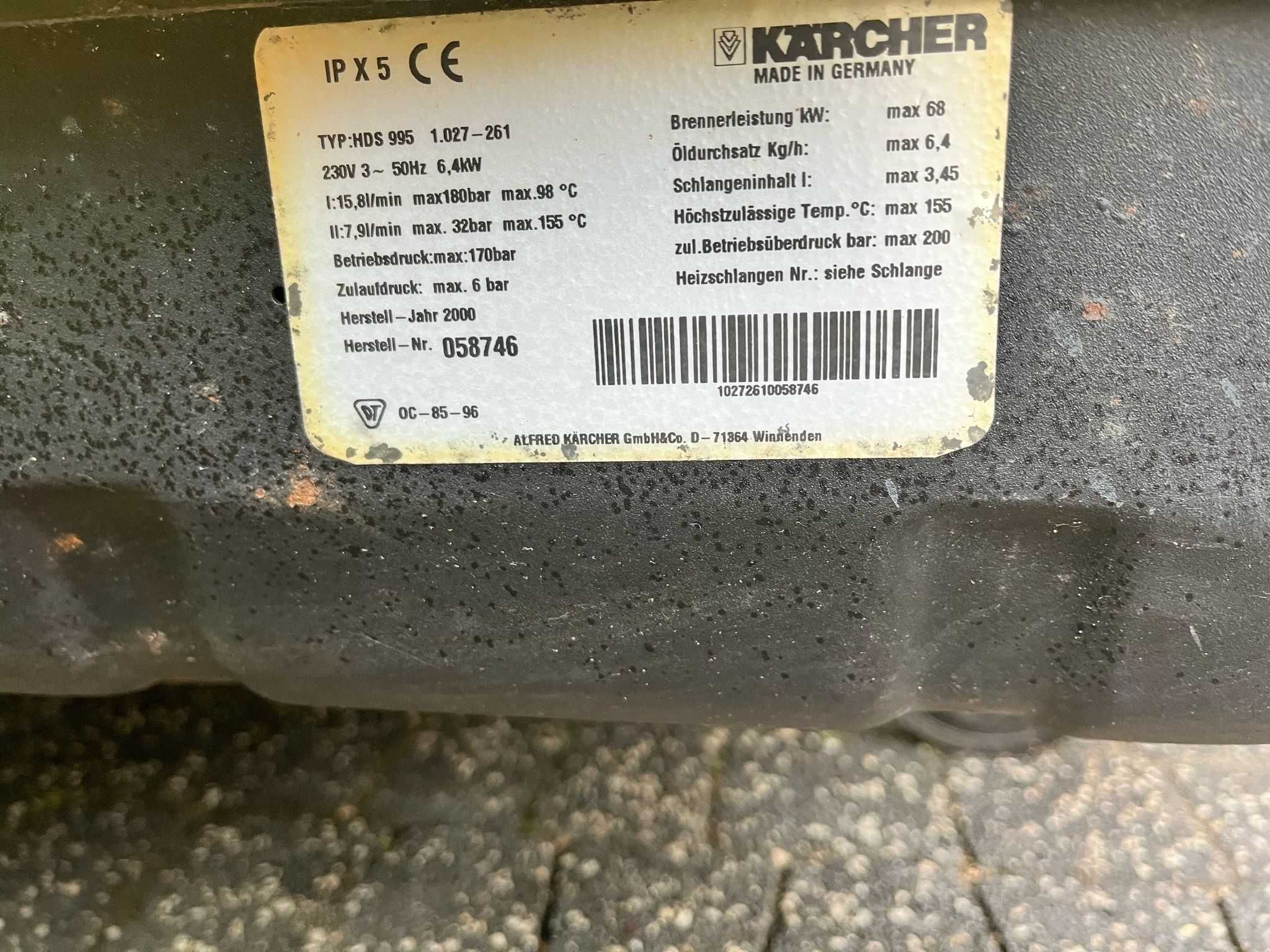 Myjka ciśnieniowa Karcher  HDS 995