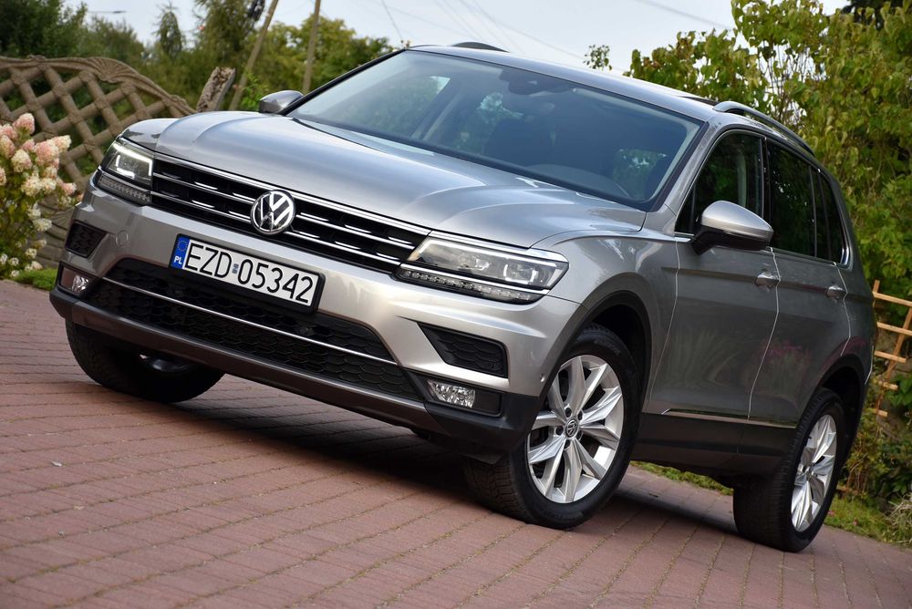 Volkswagen Tiguan II Highline 2.0TDI 4x4 AUTOMAT BOGATY Doinwestowany!