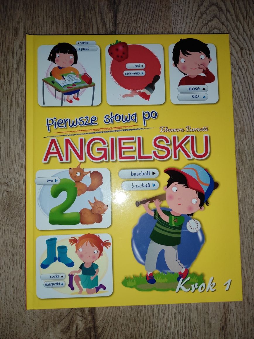 Książka dla dzieci Pierwsze słowa po angielsku - angielski