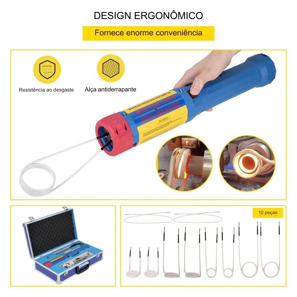 Indução Magnética 1000W, Aquecedor