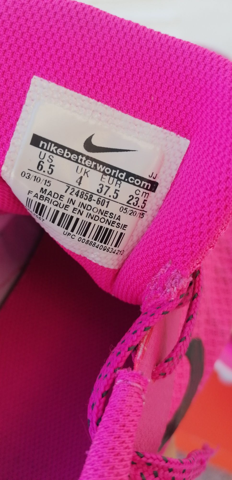 Sapatilhas rosa fuxia Nike