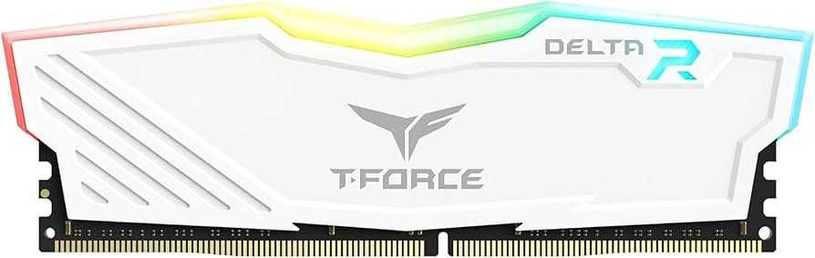 Memória RAM Team Group Delta RGB DDR4 3200mhz 32GB 4x8GB CL16 Brancas