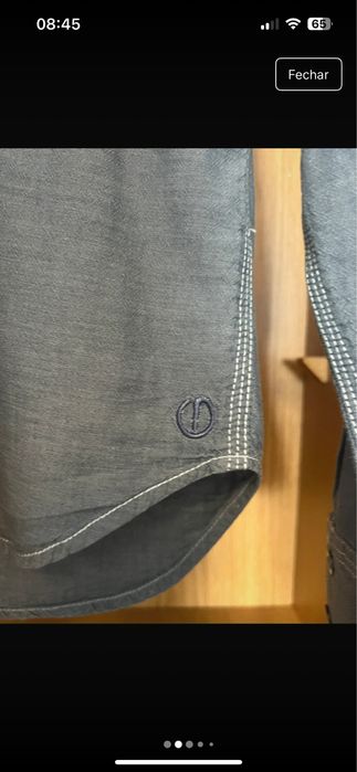 camisa azul SOLID JEANS