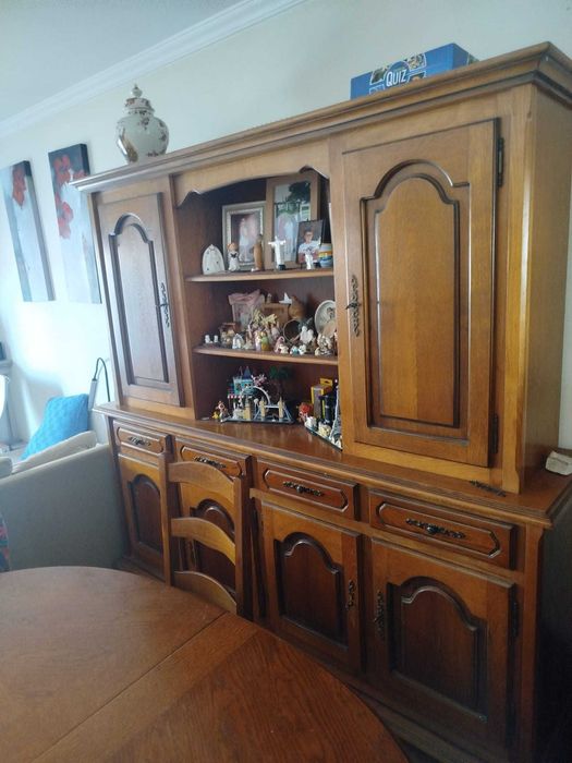 Móvel de sala de madeira maciça