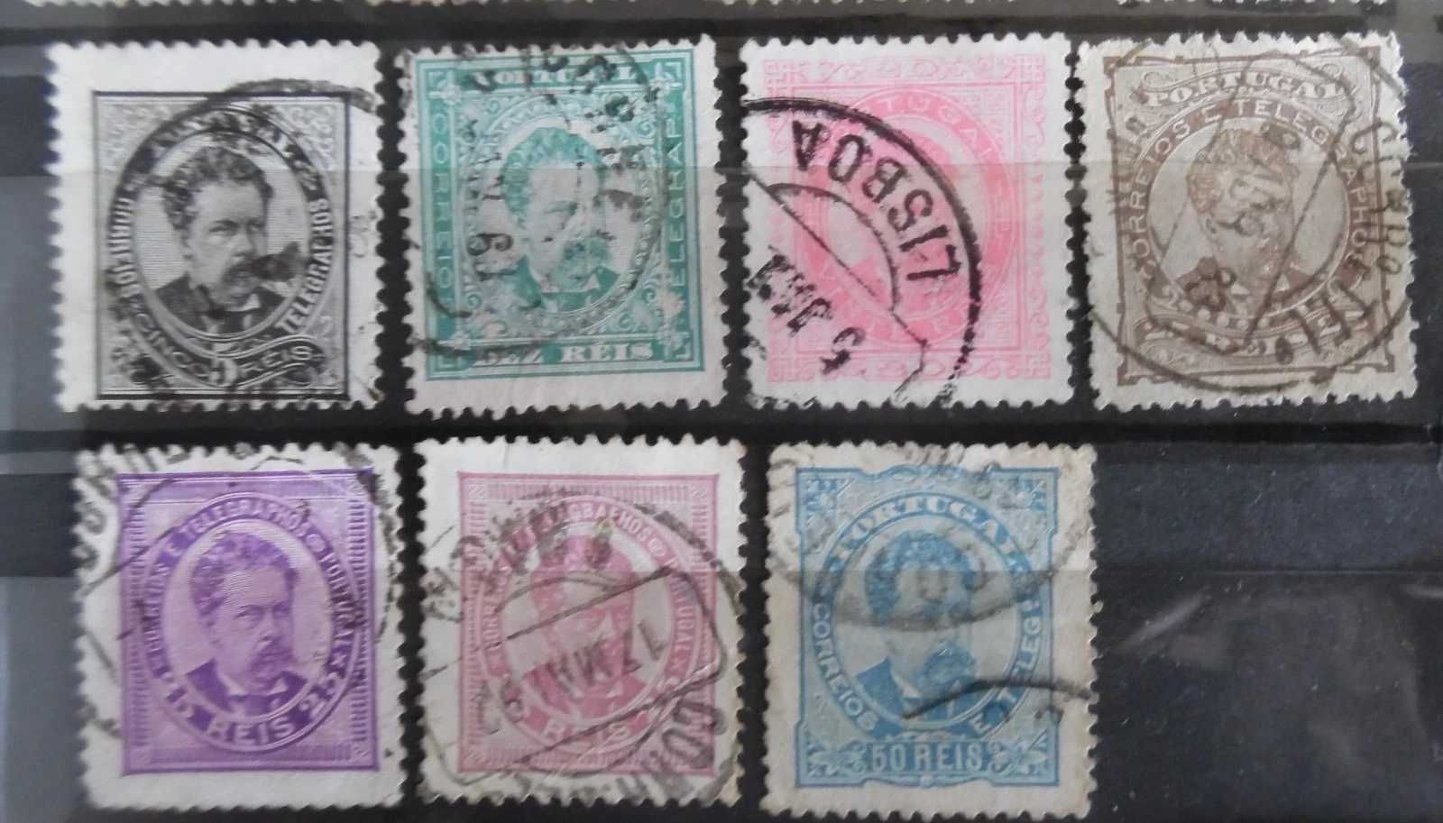Selos Portugal 1882/1884- D. Luís " DE FRENTE"