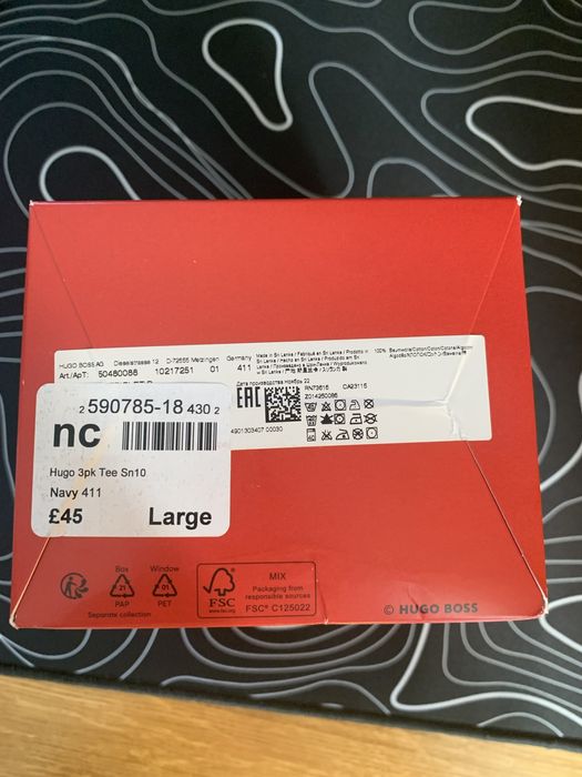 Оригінал Hugo 3-pack crew neck t-shirt футболки