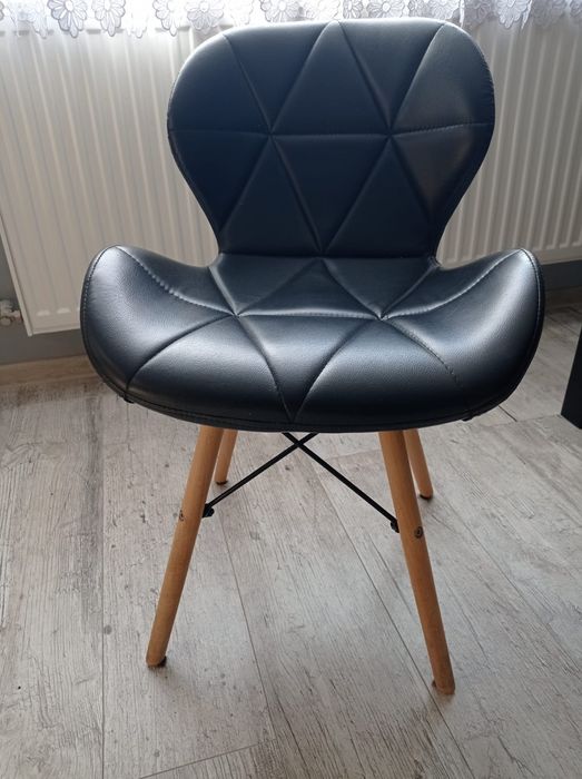 6 krzeseł z eko skóry