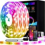 Luzes LED, tira de 15m, controlo remoto por comando ou app