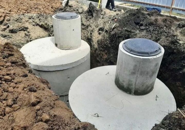 Копка септика під ключ. Каналізація с бетонних кілець. ukrseptik.com