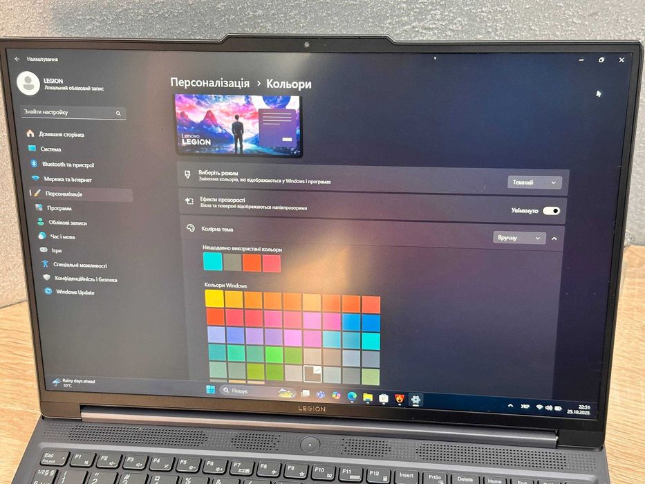 Ноутбук Lenovo Legion Slim 5 16 2.5K i5-12450H/16DDR5/512/RTX 4050 6gB