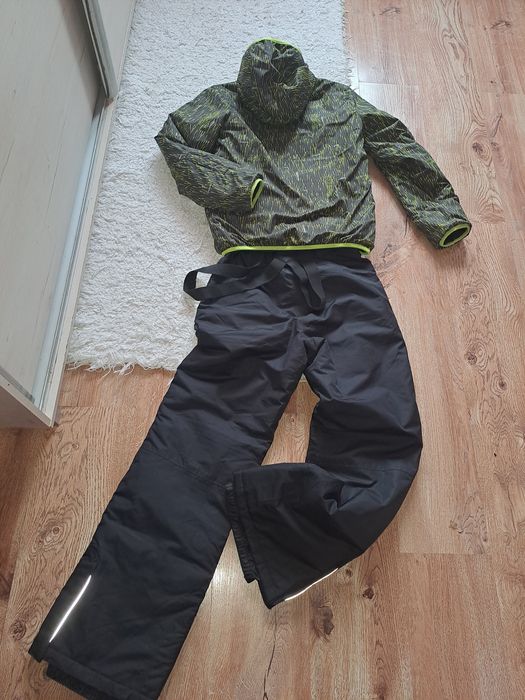 Kurtka obustronna I spodnie narciarskie 164r