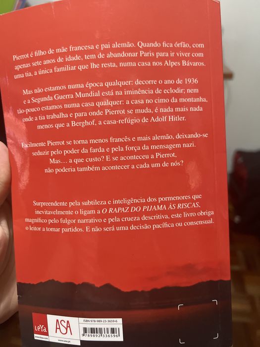 Livro o Rapaz no Cimo da Montanha