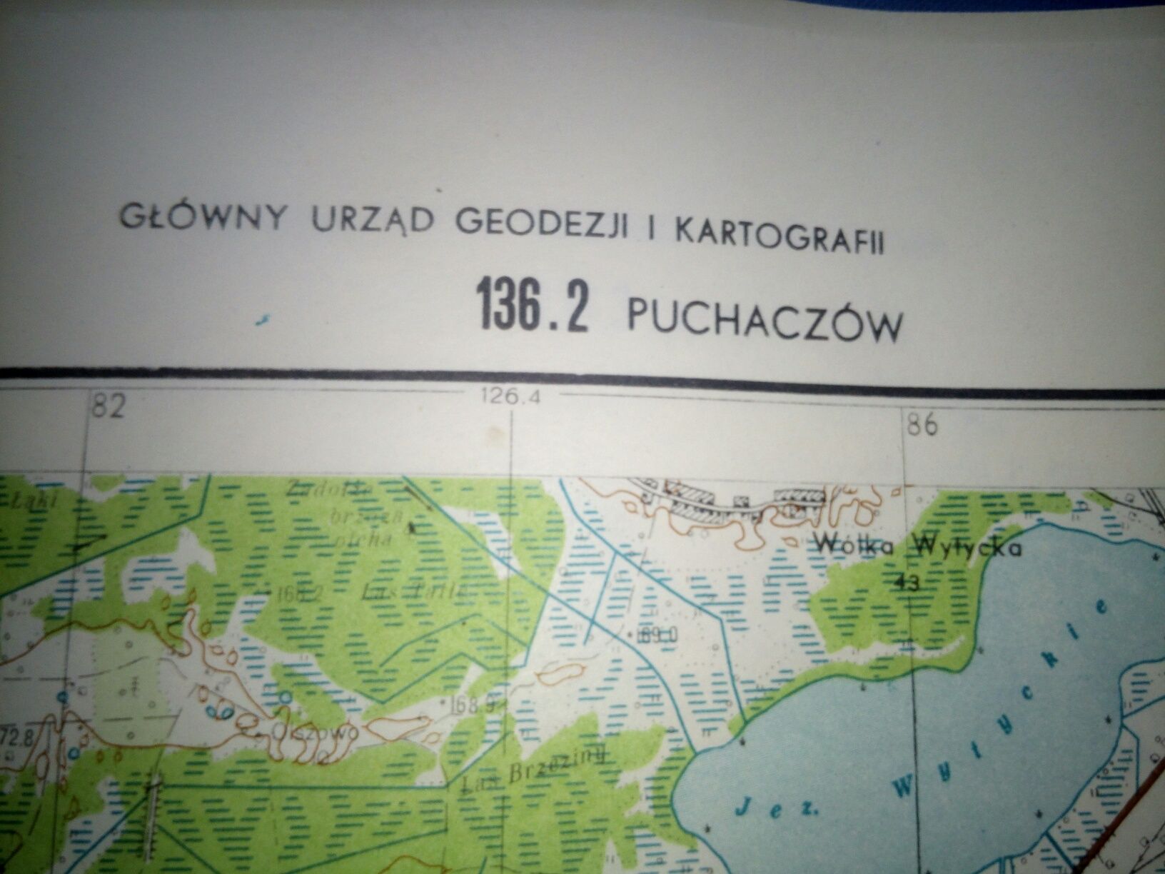 Mapy topograficzne Polski np Pojezierze Łeczyńsko-Włod,Roztocze i inn