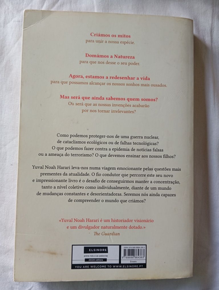Livro 21 Lições para o Século XXI - Yuval Noah Harari