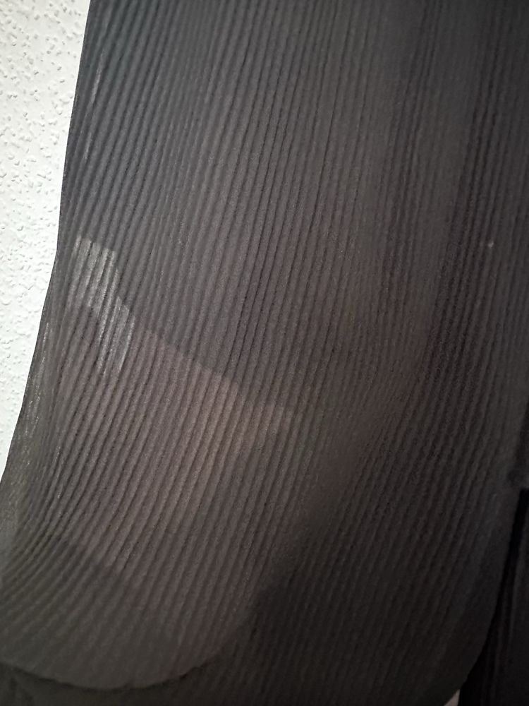 Czarne szerokie spodnie palazzo culotte cropp m 38 wiosna lato okazja