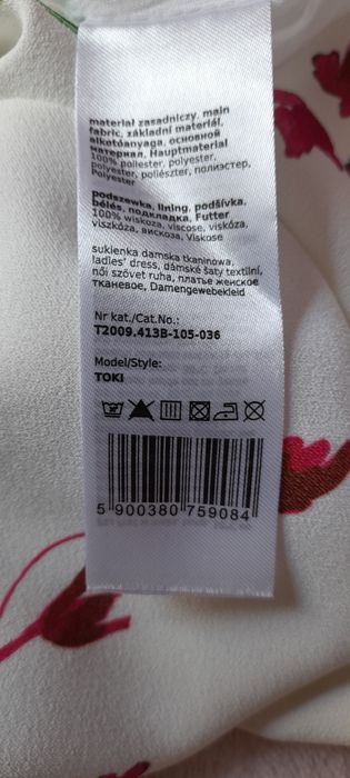 Sukienka w kwiaty Tatuum 36, komunia , wesele